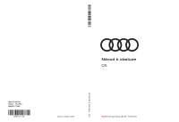 Audi Q5 - Navod k obsluze 2025 CZ 